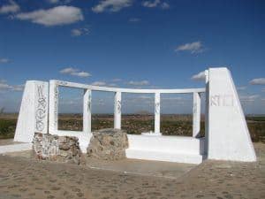 Monument honoring the Japanese relocatees at the Gila River Relocation Center.