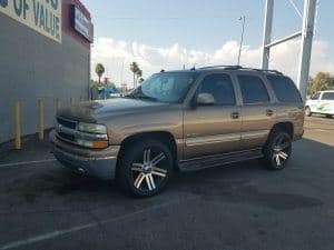 Chevrolet Title Loans Chevy Tahoe Approved - Over 500 Dollars!