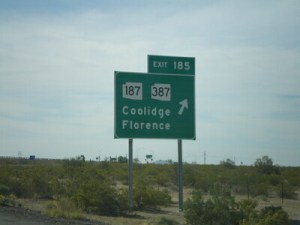 Coolidge Highway Exit to Prominent Businesses
